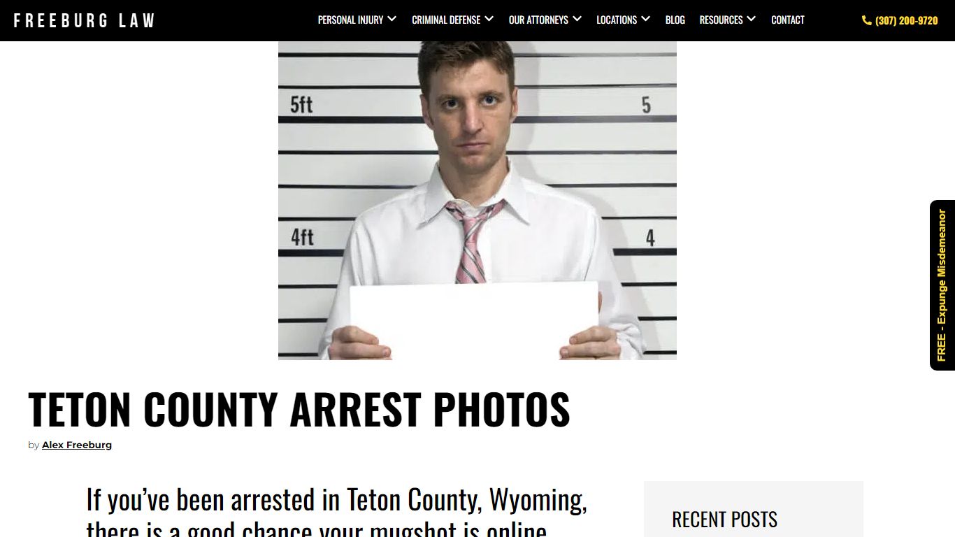 Managing Teton County Mugshots - Freeburg Law